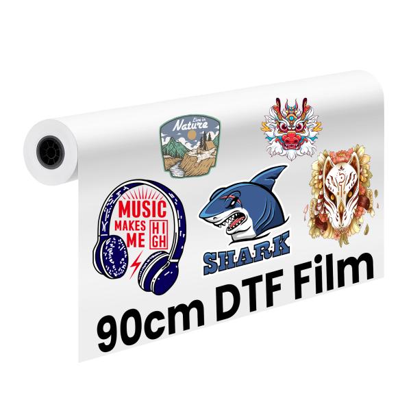 Film de transfert DTF professionnel de 90 cm pour les impressions dynamiques et durables