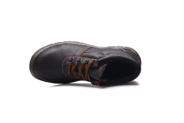 Breathable Composite Toe Work Shoes , Unisex Leather Safety Shoes For Worker