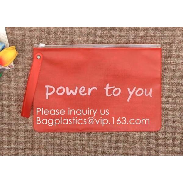 Eco-Friendly Transparent Soft EVA Plastic Cosmetic Packaging Bags With Zipper Top,EVA Plastic Durable Cosmetic Bagease