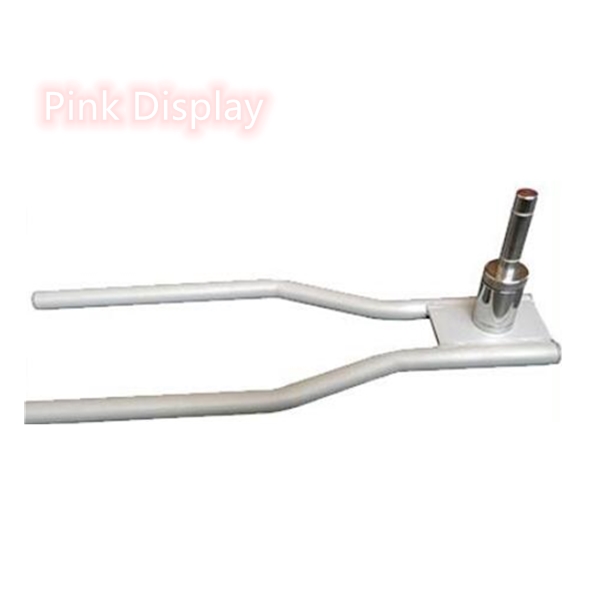 Шипы земли металла флагштока розового дисплея алюминиевые