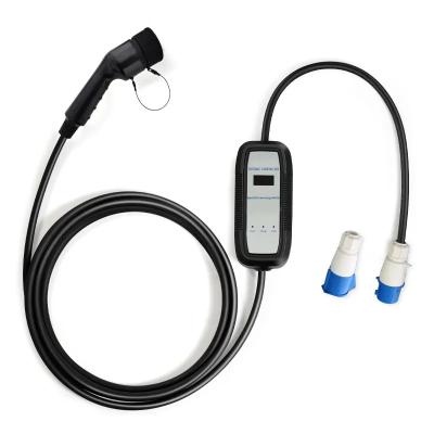 Factory Price European Type 2 Portable EV AC Charger Mobile Charging Station 10 A / 16 A / 32 A Connector Ev Charging Cable