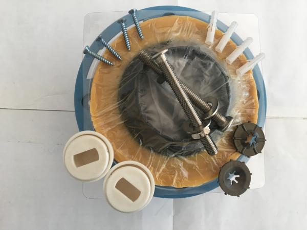Universal Thickening Toilet Plastic Flange Anti Odorization With Screw Bag