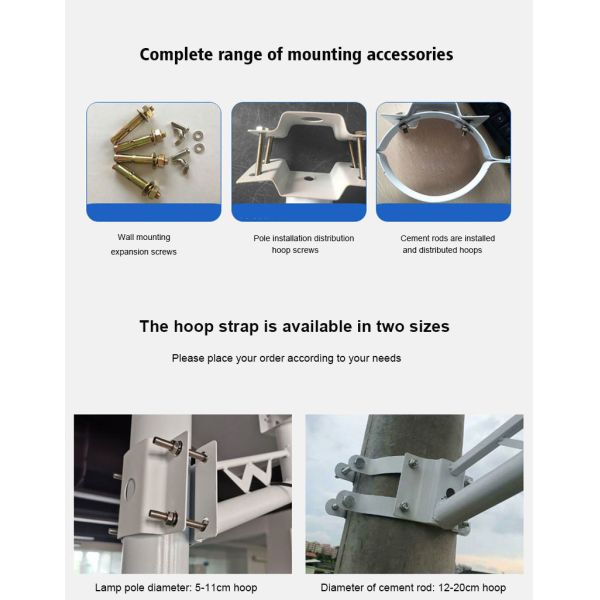 LED Solar Street Light With Split Type High Efficiency Panel for Highway