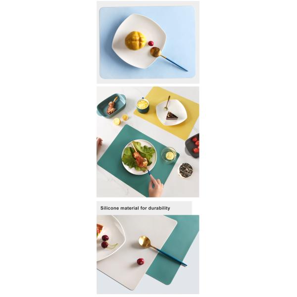 Циновка циновки места силикона ODM OEM красочная многоразовая