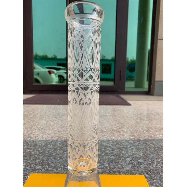 Отделяемая стеклянная куря толщина 7mm труб водопровода 18 дюймов Beaker