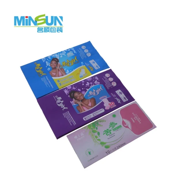 Innovative Sanitary Napkin Packaging Combines Gravure Printing, Durable Materials, Tearable Labels.