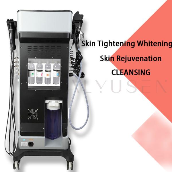 Oxygen Facial Hydra Beauty Machine 8 In 1 Ultrasonic RF Cooling Hammer Equipment