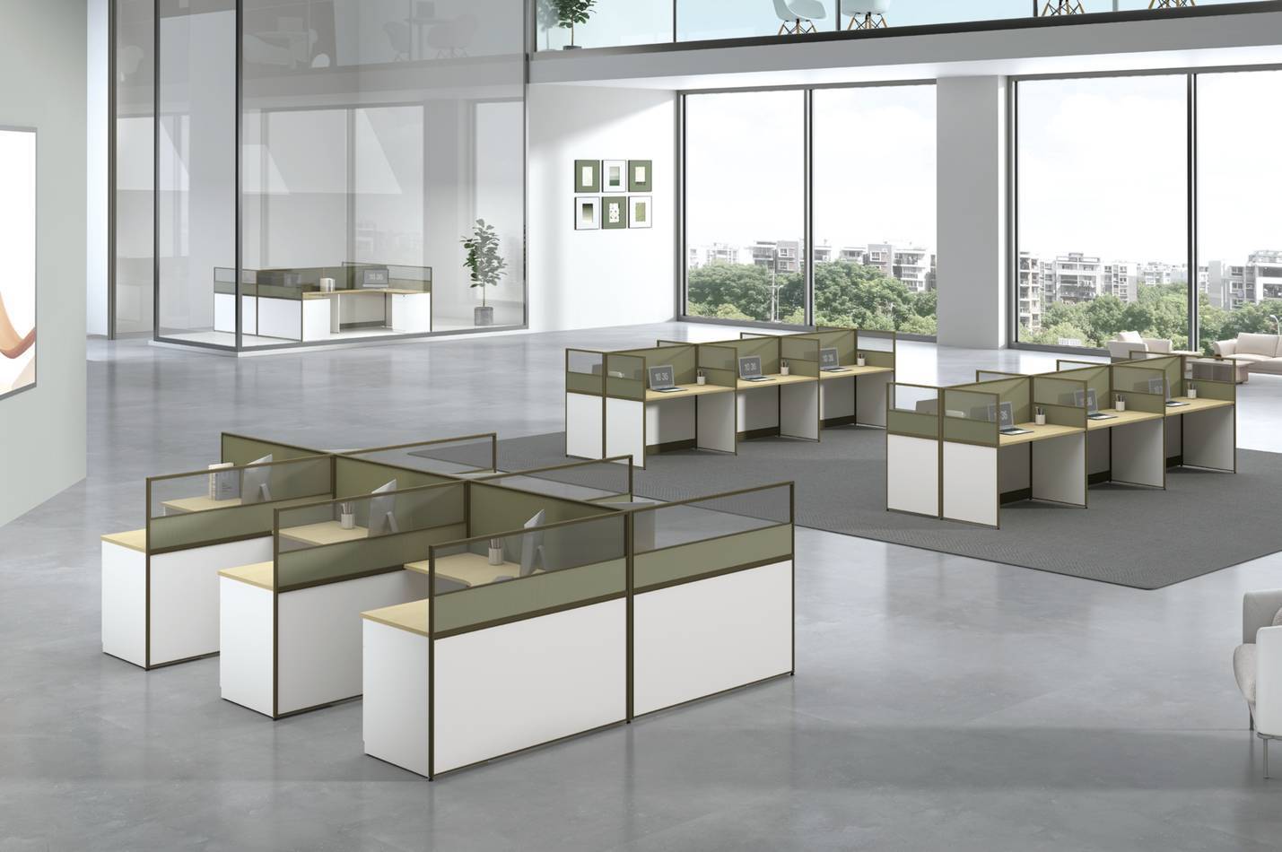 C30EA Panel Workstation-Benches