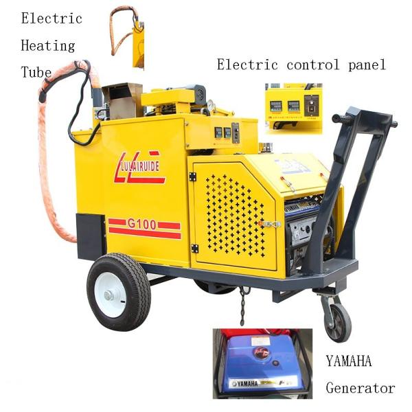 Traction Type Road Crack Filling Machine For Asphalt Crack Repair Constractor