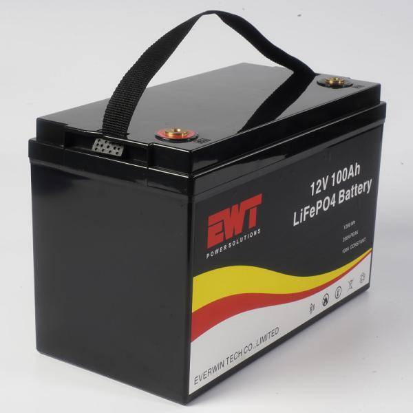 12V batterie à longue durée de vie 540*40*120mm 12 kg pour le stockage d'énergie à long terme