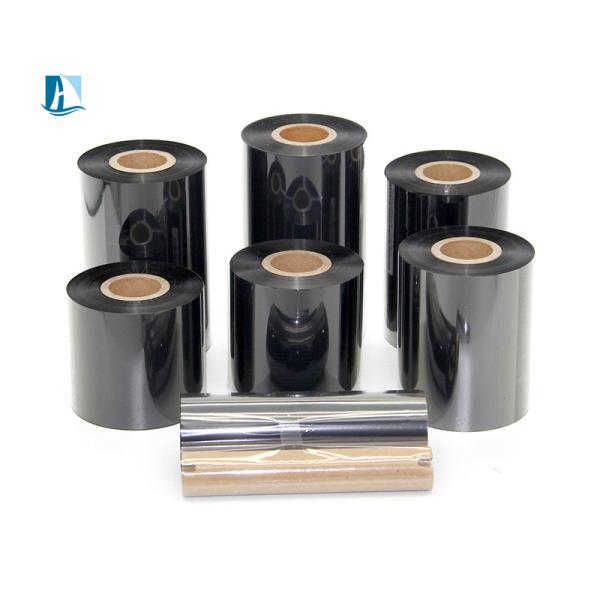 Custom Size Wax Resin Thermal Transfer Barcode Ribbon for Temperature Applications