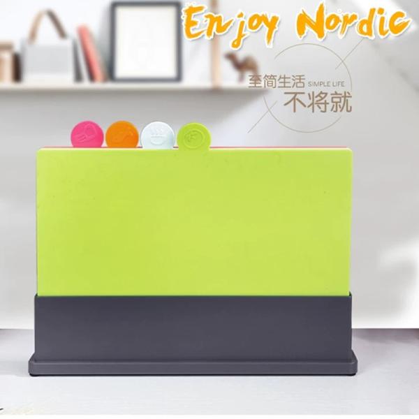 Creative Family Type Cutting Board Plastic Fruit Cutting Board Auxiliary Knife Board Hollow Bottom Convenient Asphalt