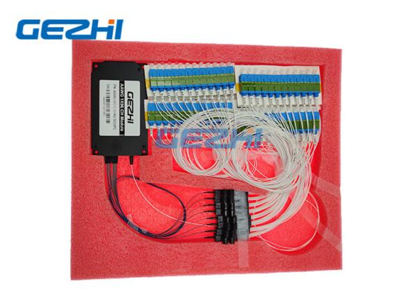 L conector atérmico Calibre de diâmetro de fios DWDM SC/PC dos canais 50Ghz da faixa 96