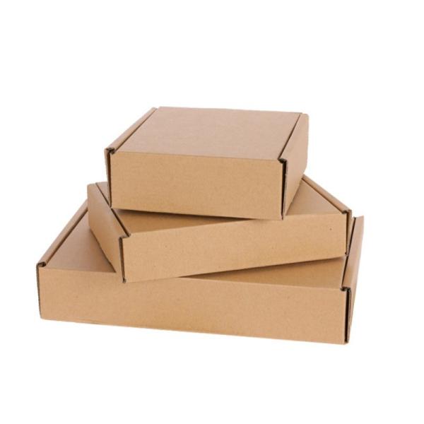 Caixa de sapatos Kraft Indestructo Mailers dobrável marrom 6x4x2 Para embalagem de roupas