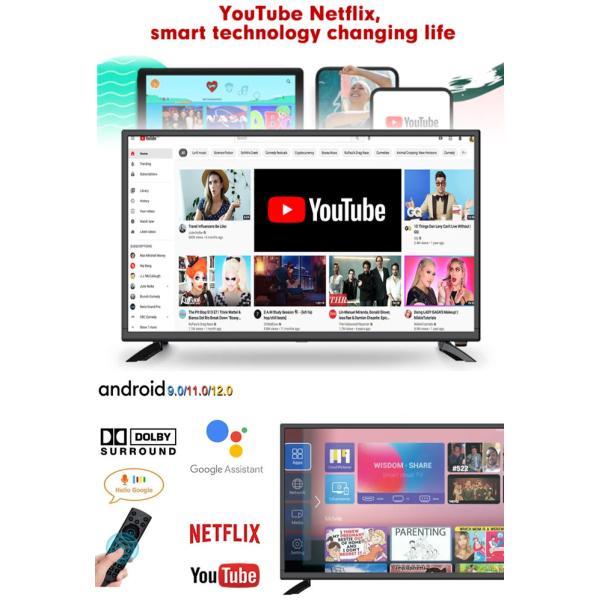 75 дюймов 85 дюймов 100 дюймов Android TV Большой 4K Ультра HD ТВ Скорость обновления Мега