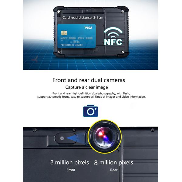 Ноутбук IP65 BT4.2 изрезанный Windows 10, планшет RoHS промышленный Windows 10