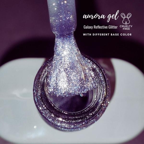 Cateye Galactic Glitter Effect Magic Gel Nail Polish Custom Logo 15ml Soak Off UV LED Auroras Gel Polish MSDS Certified