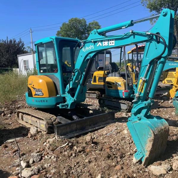 Second Hand Kubota 35 Mini Excavator Kubota Engine Used Construction Machinery