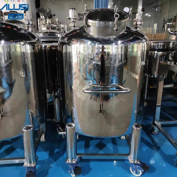 Le mobile sanitaire d'acier inoxydable de la cuve de stockage 304 chimiques verticaux a scellé