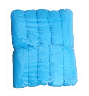 Standard 15*38cm non-woven blue pp  disposable surgical shoe cover,prevent dust and static