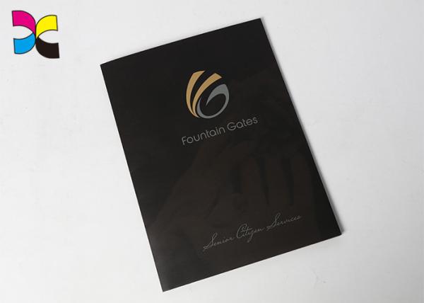 Eco Friendly Recycled File Folders , CMYK Color Hardcover Presentation Folder