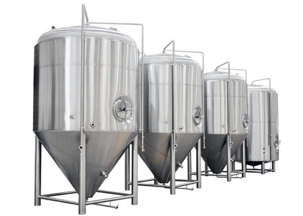 Color Mirror Polish / Steel Small Conical Fermenter For Beer Brewing Kits