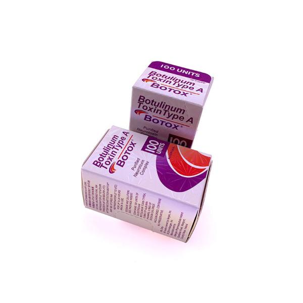 Injeção branca de Allergan 100iu Botox para a toxina Botulinum facial
