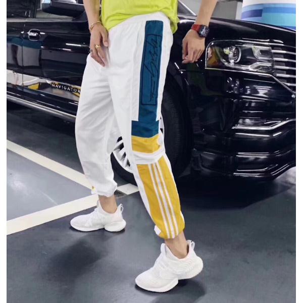 Outdoor Polyester Mens Leisure Pants Sport Trousers Elasticated Waist Breathable