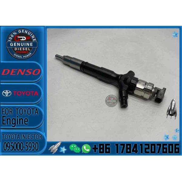 New 095000-5930 095000-5931 Common Rail Diesel Fuel Injector for TOYOTA Models 23670-0L010 & 23670-09060
