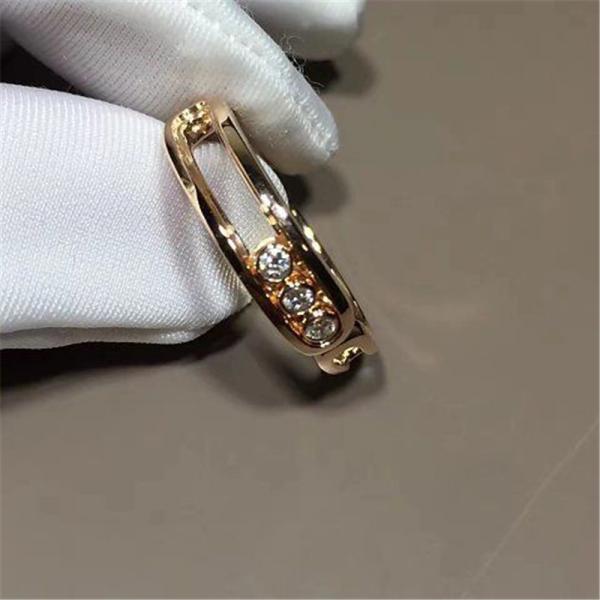 Jewelry factory in Shenzhen, China Mk  ring 18k white gold yellow gold rose gold diamond ring
