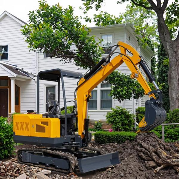 Multifunctional 3 Ton Mini Hydraulic Excavator 360 Degree Rotation Small Crawler Digger