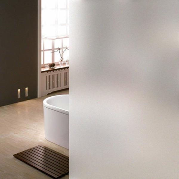 Frosted Home Office Plastic Film For Windows , Self Static Vinyl Security Window Film Sticker
