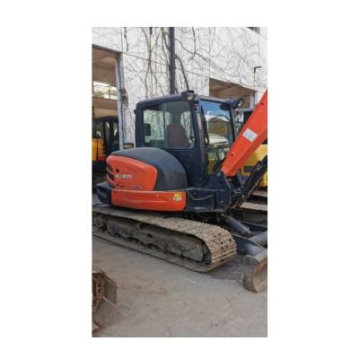 6TON Peso de operação Kubota KX165-1 Mini escavadeira com 0,24 Capacidade de balde e um