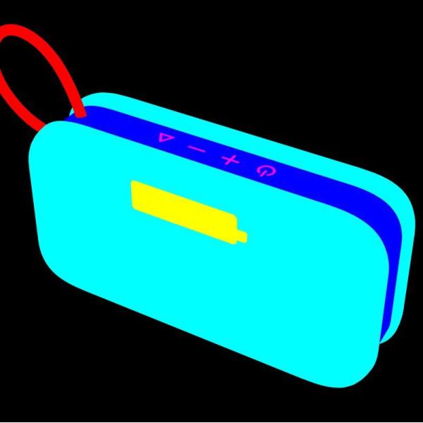 Graffiti Bluetooth Speaker OEM Waterproof IPX5 Bluetooth Speaker with Wearable Strap