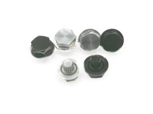 as peças fazendo à máquina do torno preto do CNC encantam a porca BS 7x14mm