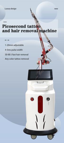 OEM ODM Picosecond Laser Beauty Machine 755nm 532nm For Tattoo Removal