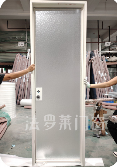 6063-T5 Aluminum Interior Doors Study Room Aluminum Glass Swing Door Modern Design