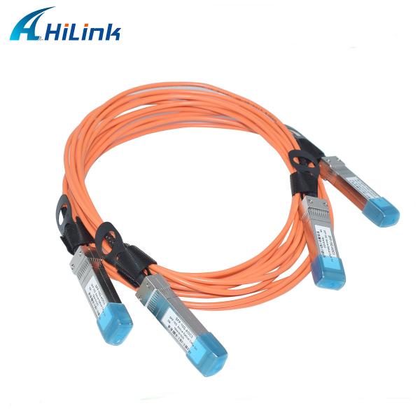 10G AOC Cable 10G SFP+ para SFP+ OM3 5M Cable óptico ativo azul e laranja
