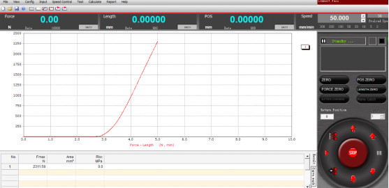 Closed Loop Control Software 100KN Servo Control Universal Tensile Testing Machine
