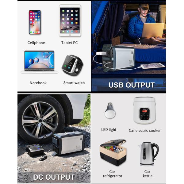 Solar Rechargeable CPAP Power Station For Camping 220v 50hz 60hz
