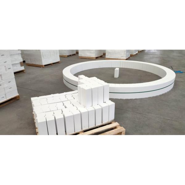 20% видимая пористость расплавленный отливный блок стеклянный печь кориндный кирпич с содержанием 0% MgO