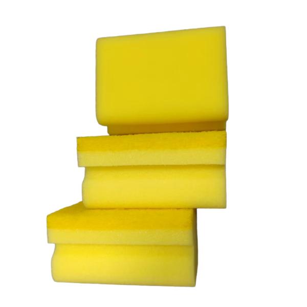 Yellow Grip Sponge Ideal Choice For Kitchen Cleaning Firm Grip