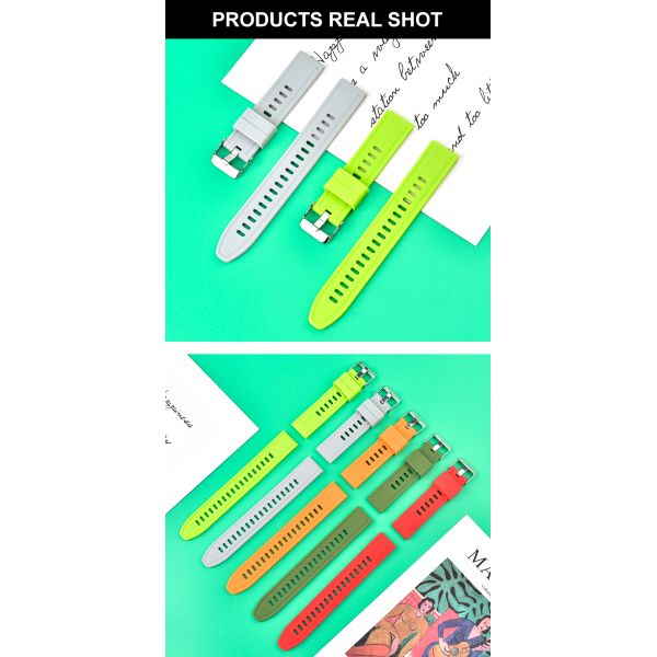 Fashionable Active Sports Silicone Watch Band · 18–22mm | Customizable Logo - China Wholesaler SHX