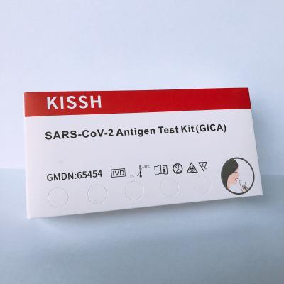 Teste rápido Kit Rtk Saliva Accuracy do antígeno de GICA Coronavirus