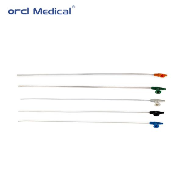 Thérapie respiratoire cathéter d'aspiration en PVC Fr6-22 Tailles cathéter de qualité médicale avec marques de diplôme