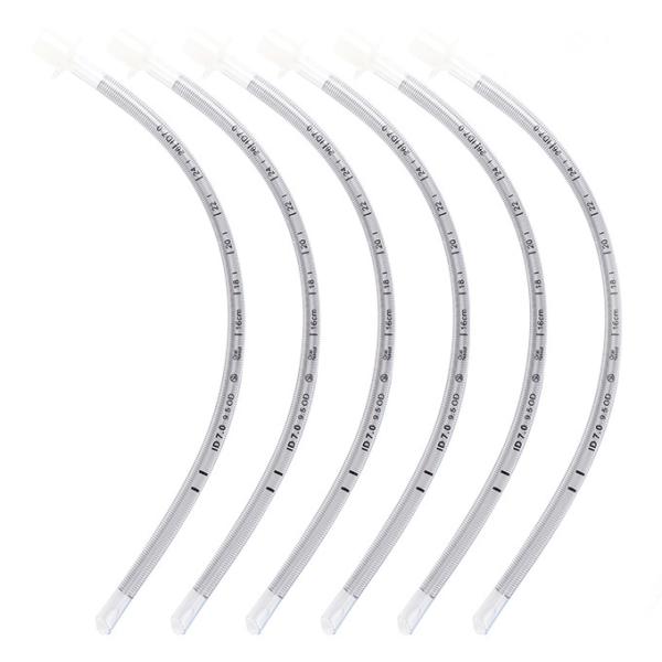 6,5 tubo nasal oral de Ett da intubação, tubo Endotracheal de Uncuffed Flexometallic