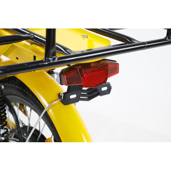 Takeout E Bike High Capacity 400W 20Ah Electric Bicycle With Aluminum Pedal