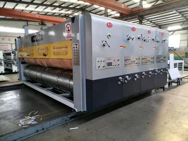 Flexo Printer Slot Diecut Cardboard Box Making Machine For Corrugated Carton