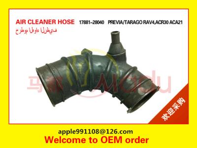 Rubber Air Cleaner Hose OEM 17881-28040 For Toyota RAV4 ACV30 Black Color