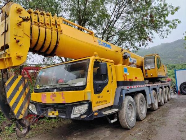 Folding 2019 Xc Mg Used 110ton Truck Crane Heavy Equipment Mobile Crane 15.5*3*3.89m